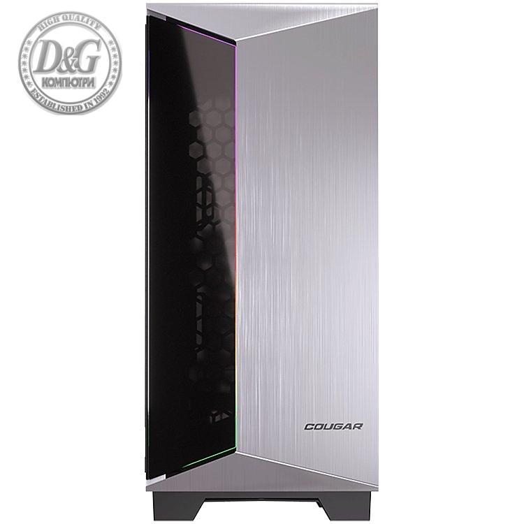 Chassis COUGAR Dark Blader-G, Full Tower, Mini ITX/Micro ATX/ATX/CEB/**E-ATX, USB 3.0x2/Mic x1/Audio x1/RGB Control Button x1, Rear: 120mm x1 (pre-installed),Addressable RGB LEDs, Dimensions (WxHxD):232 x 523 x 518 (mm)
