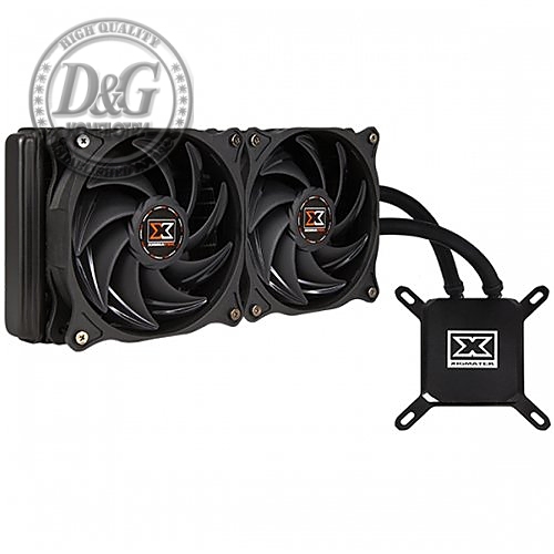 Xigmatek Water Cooling 240mm, Intel: LGA 2011/1366/1156/1155/1151/1150/775, AMD: FM2/FM1/AM3+/AM3/AM2+/AM2/AM4, 120mmx2 fan 4pin PWM, TDP 250W