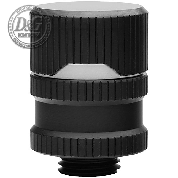 EK-Quantum Torque Drain Valve fitting, black,