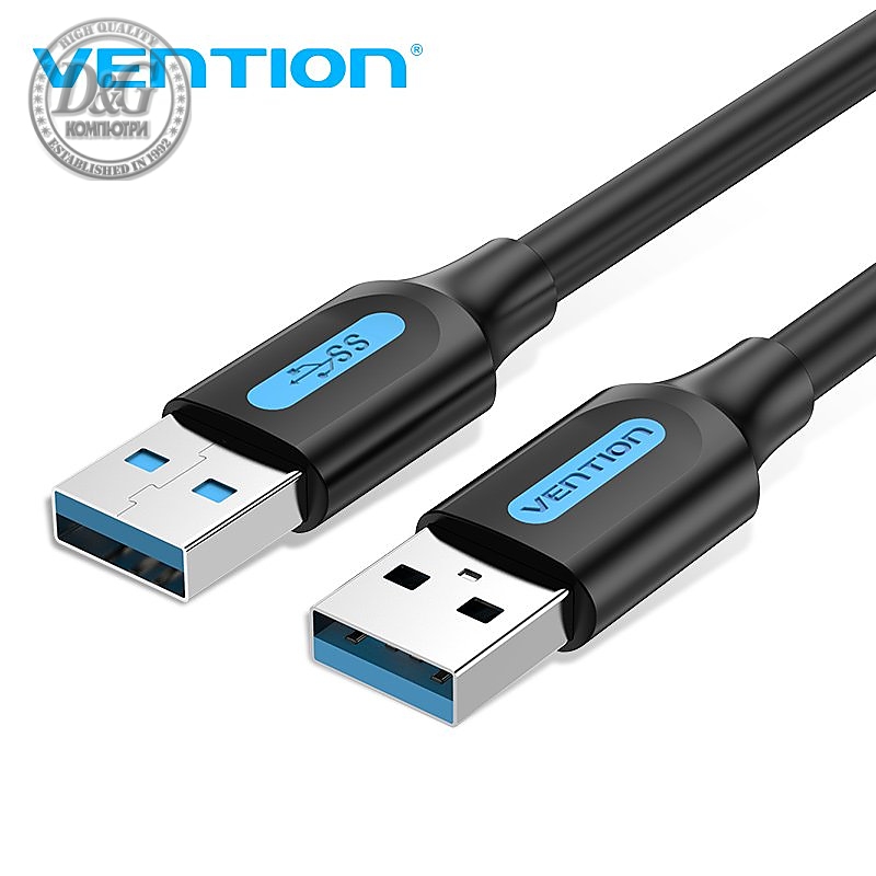 Vention Кабел USB 3.0 AM / AM - 1.5M Black - CONBG