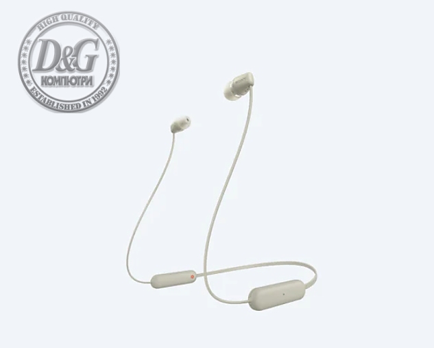 Sony Headset WI-C100, taupe