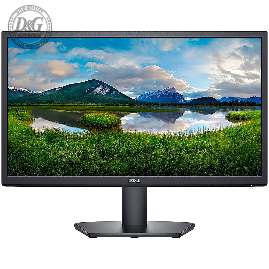 Dell Monitor LED SE2222H, 21.5", FHD 1920x1080, 16:9 60Hz, VA Antiglare, Flicker Free, 250 cd/m2, 3000:1, 178°/178°, 12ms/8ms, HDMI, VGA, Height, Tilt adjust, 3Y