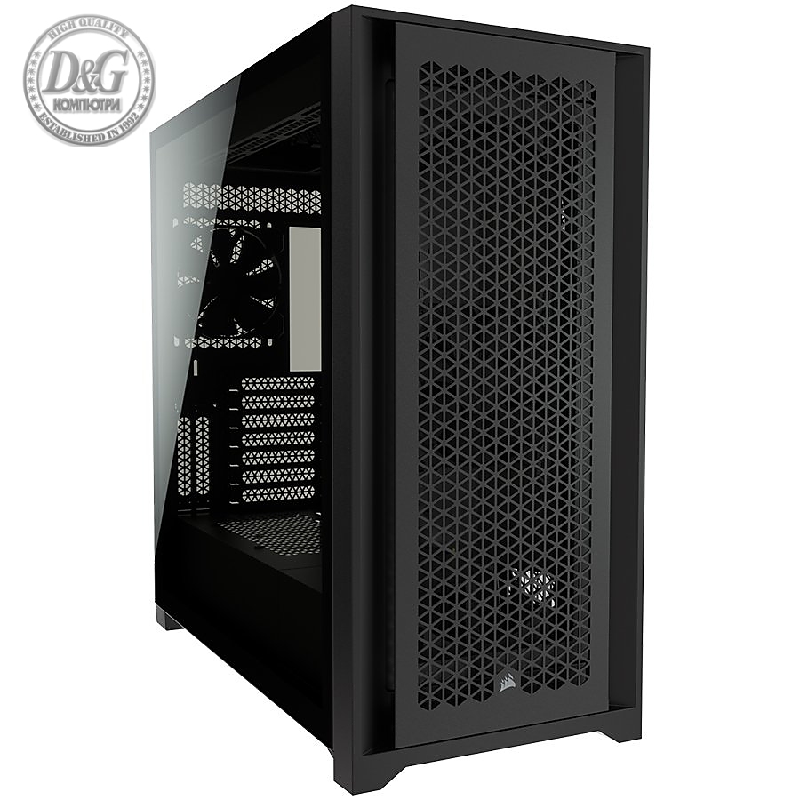 CORSAIR 5000D AIRFLOW Tempered Glass Mid-Tower ATX Case — Black