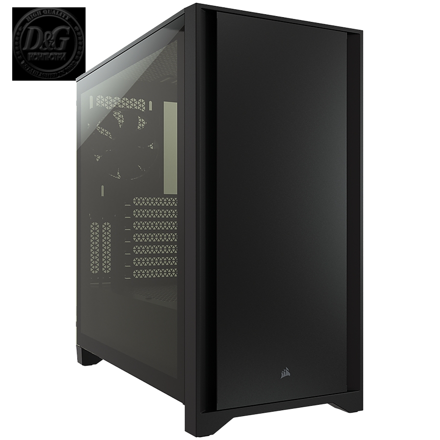 CORSAIR 4000D Tempered Glass Mid-Tower ATX Case — Black