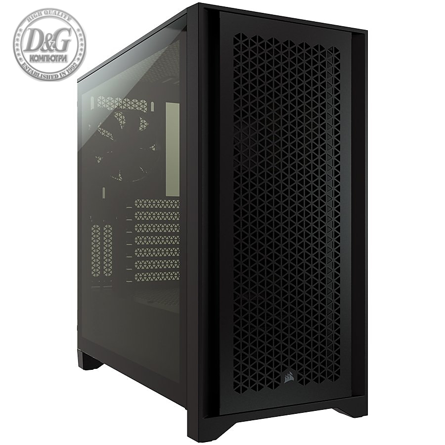 CORSAIR 4000D AIRFLOW Tempered Glass Mid-Tower ATX Case — Black