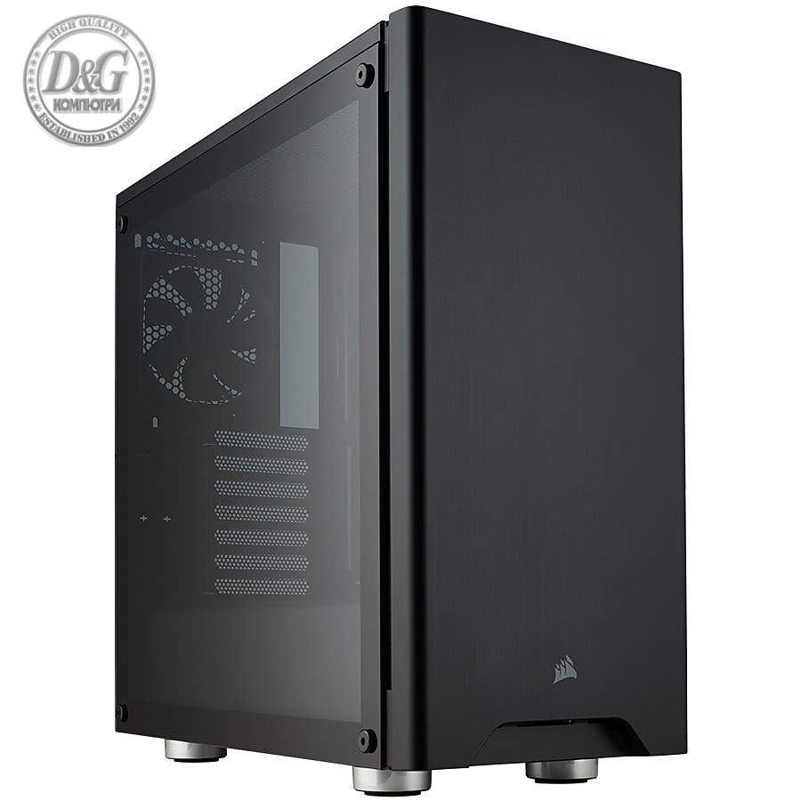 Corsair Carbide Series 275R Tempered Glass Mid-Tower Gaming Case, Black