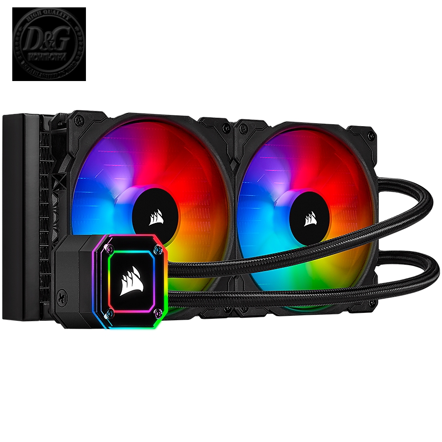 Corsair iCUE H115i ELITE CAPELLIX, 280mm Radiator, Dual 140mm ML RGB Fans, Software Control