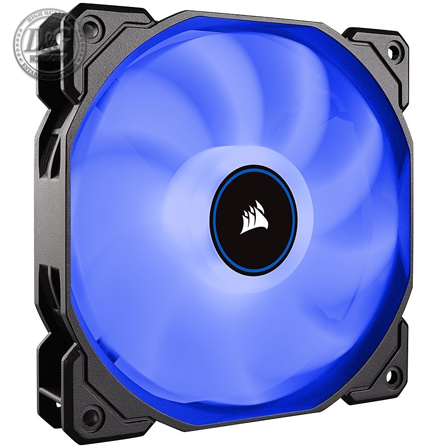 Corsair AF120 LED Low Noise Cooling Fan, Single Pack - Blue