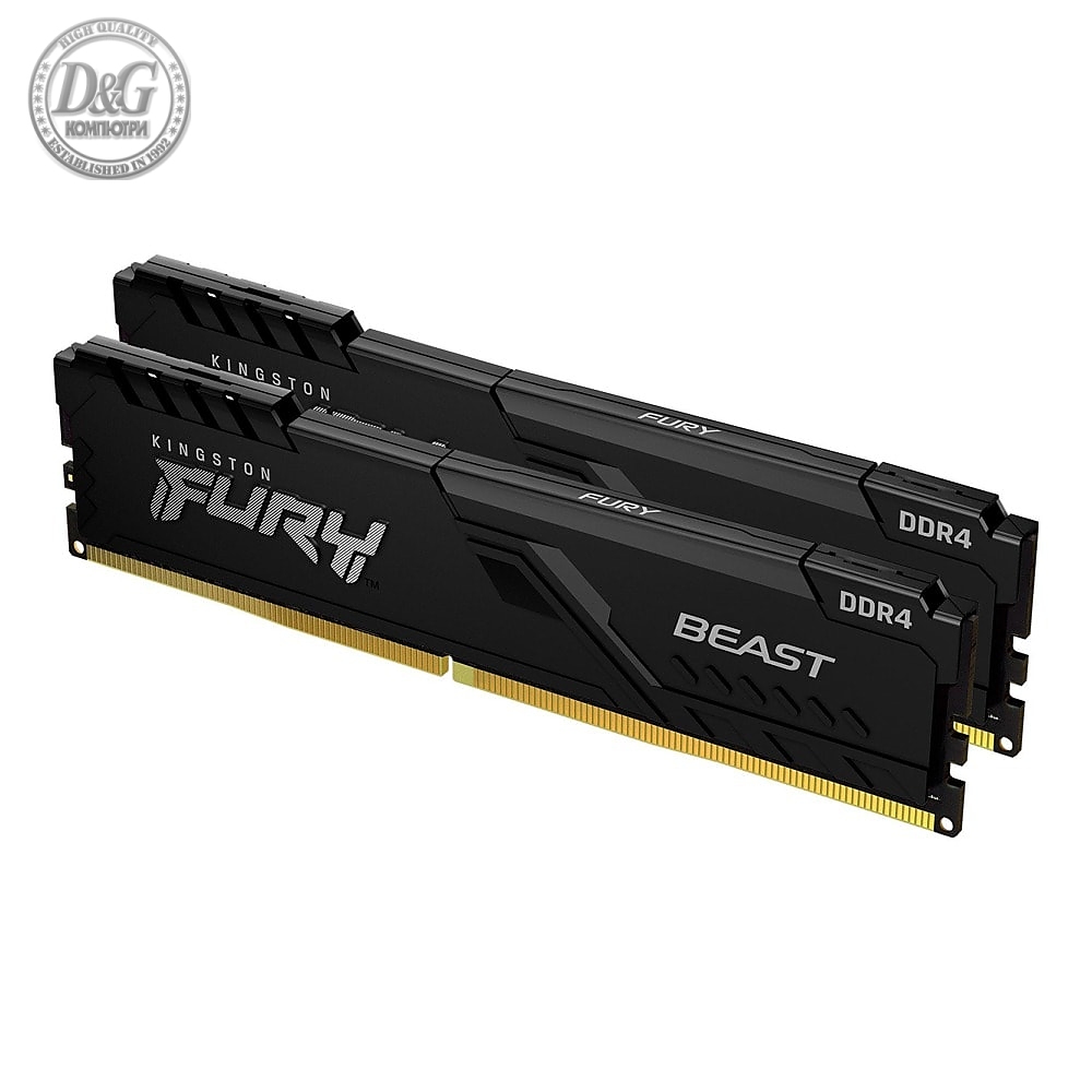 2X8G DDR4 3600 KINGS FURY BEAS
