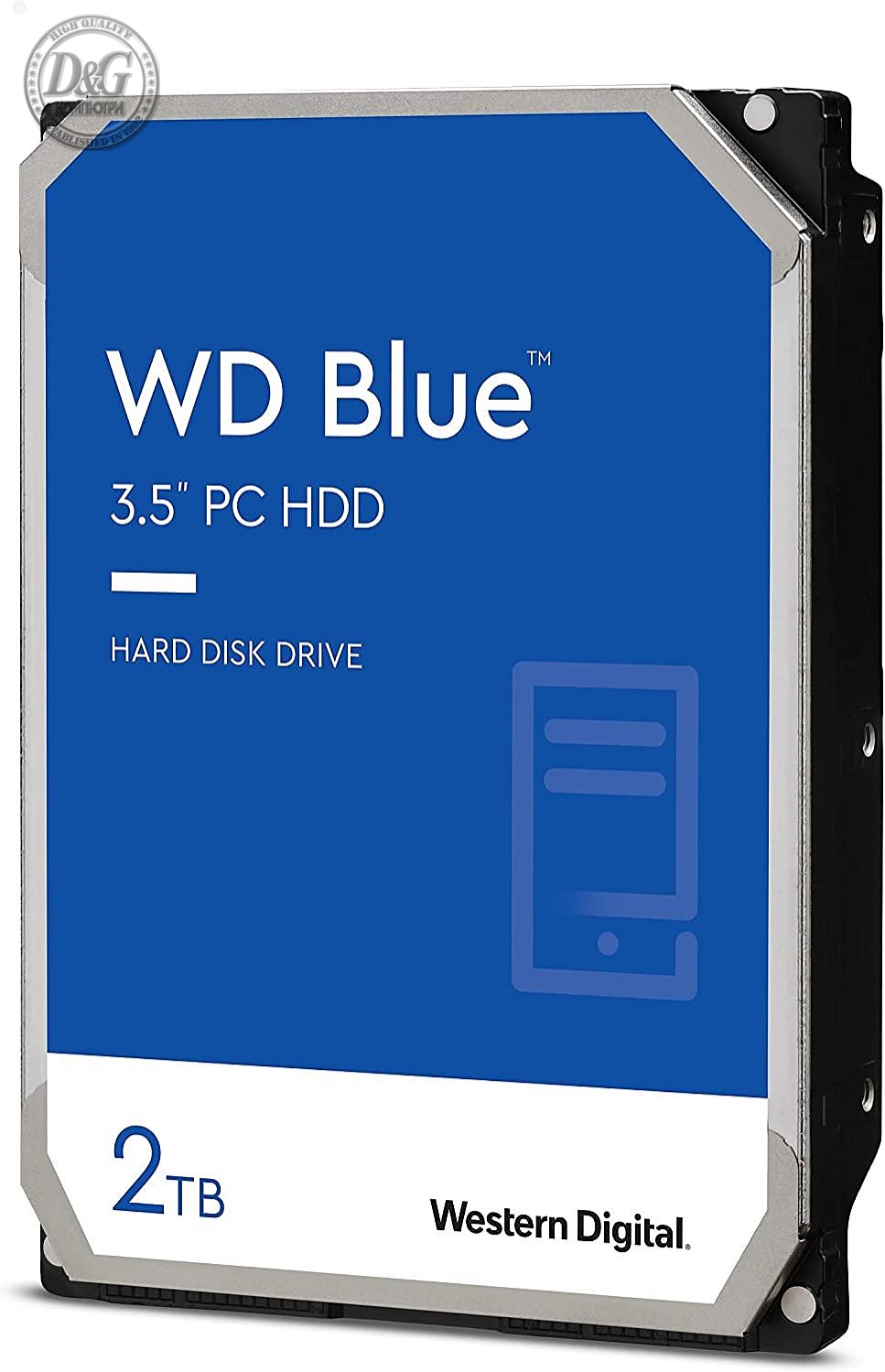 Хард диск WD Blue, 2TB, 7200rpm, 256MB, SATA 3