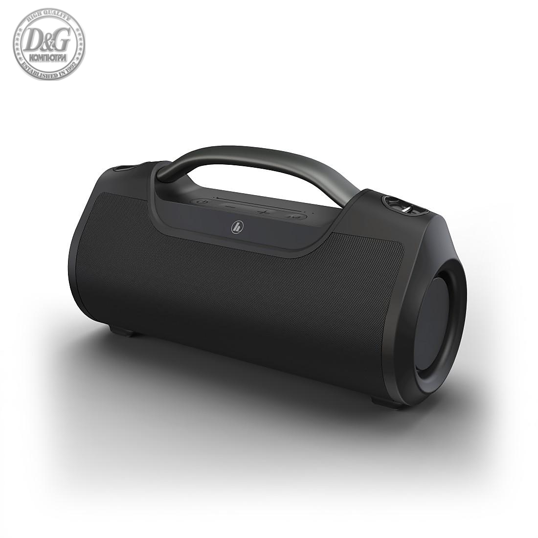 Блутут мобилна колонка HAMA SoundBarrel, 60 W, Водоустойчива, Черен