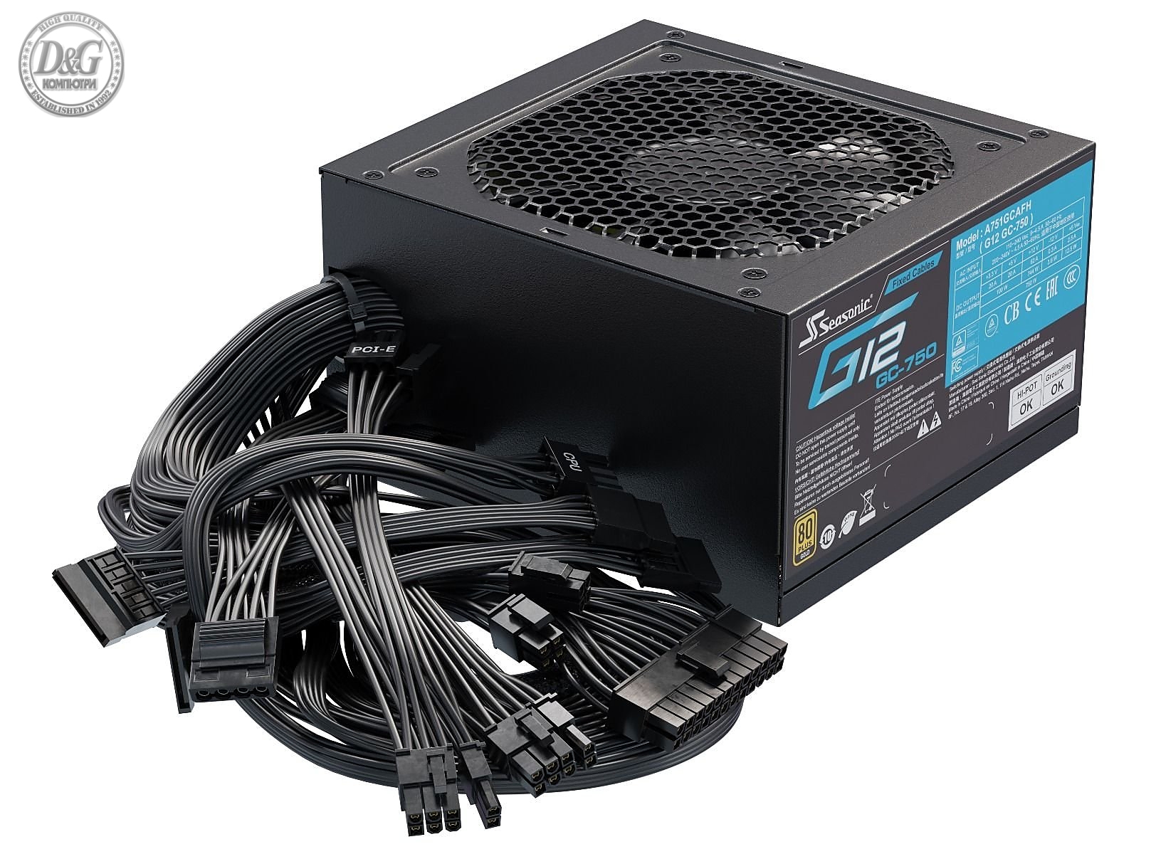 Seasonic Захранване PSU 750W Gold - G12 GC-750