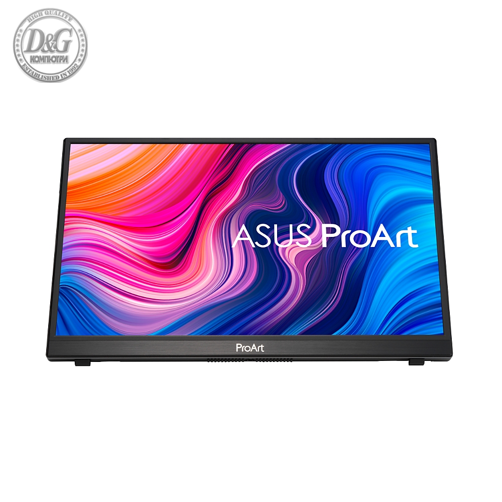 Професионален Монитор ASUS ProArt PA148CTV &ndash; 14&quot;, IPS, FHD(1920 x 1080), USB-C, Calman Verified, 100% Srgb, 10-Point Touch