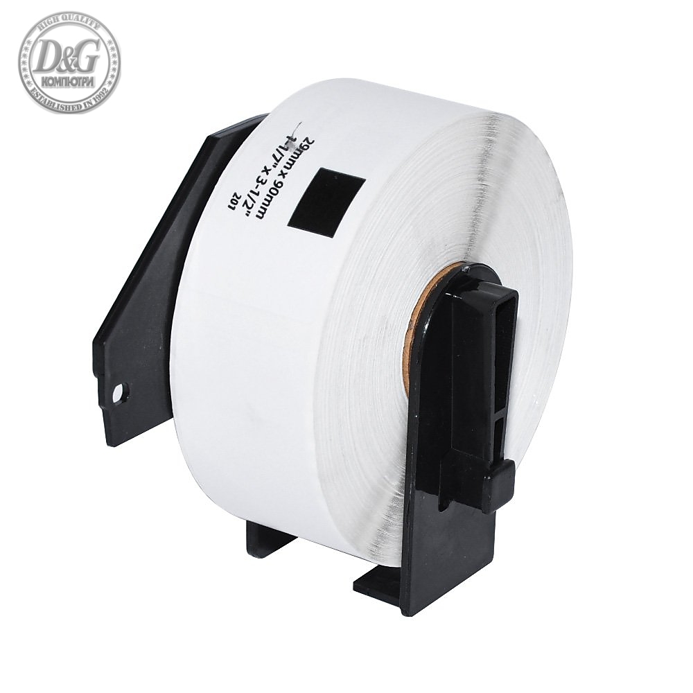 Makki съвместими етикети Brother DK-11201 - Roll Standard Address Labels, 29mmx90mm, 400 labels per roll, Black on White - MK-DK-11201