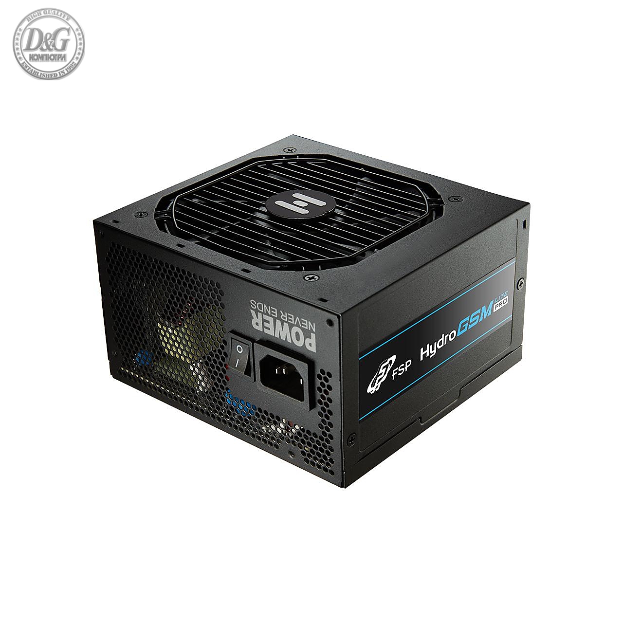 Захранващ блок FSP Group Hydro GSM Lite PRO 750W, 80+ Gold, Semi Modular