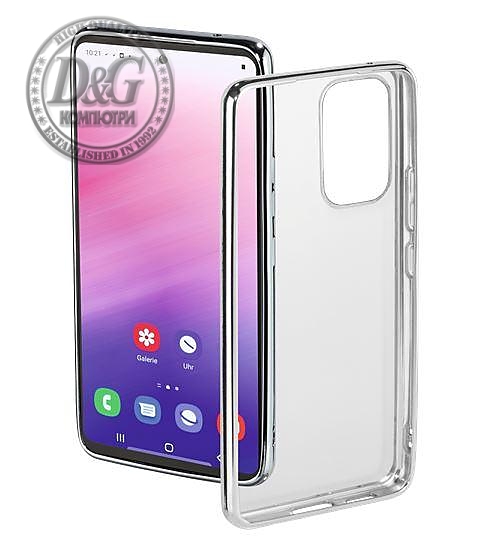 Калъф Hama Clear&amp;Chrome, За Samsung Galaxy A53 5G, Сребрист