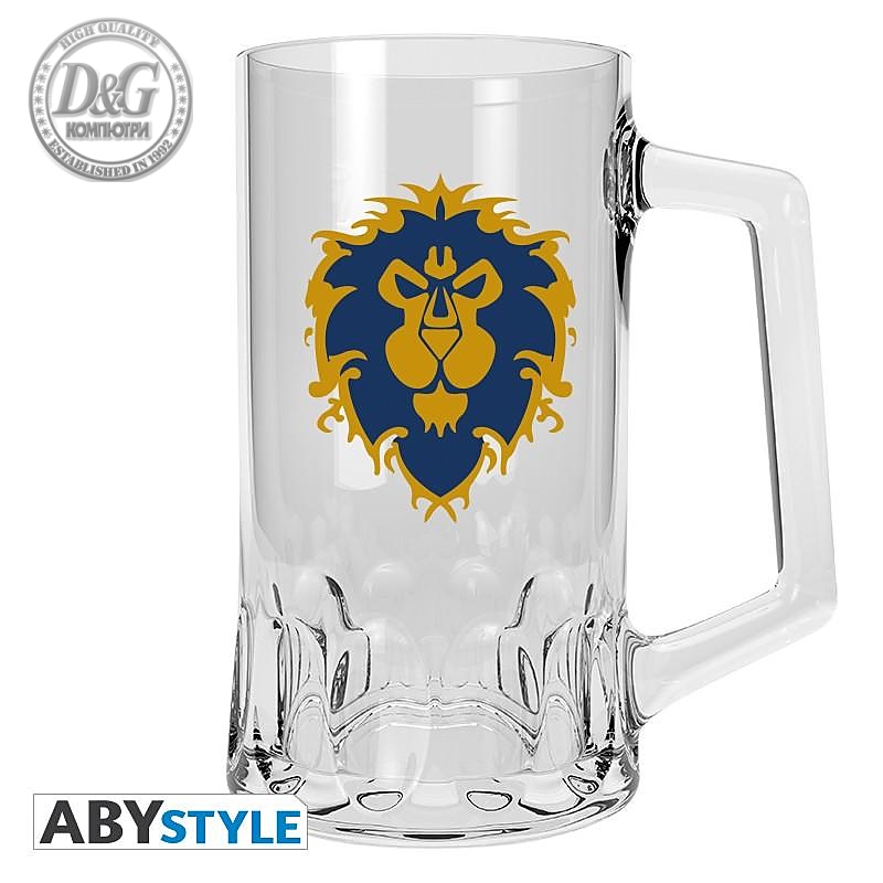 Чаша ABYSTYLE WORLD OF WARCRAFT - Alliance, 50 cl, Прозрачен