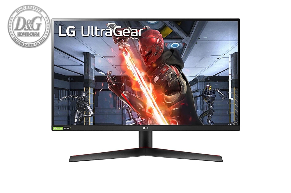 LG 27GN60R-B, UltraGear, 27" IPS, AG, 1ms GtG, 144Hz, 1000:1, 350cd/m2, Full HD 1920x1080, NVIDIA G-SYNC, Radeon FreeSync, HDR 10, sRGB 99%, HDMI, DisplayPort, Reader Mode, Headphone out, Tilt, Black