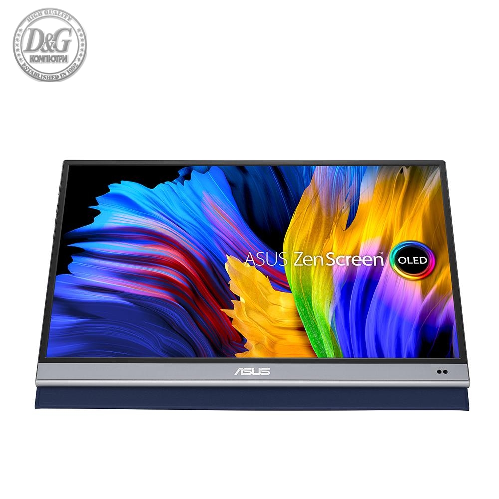 Монитор ASUS ZenScreen MQ16AH &ndash; 15.6&quot;, FHD (1920 x 1080) OLED, 1ms, USB-C, Mini HDMI, HDR-10