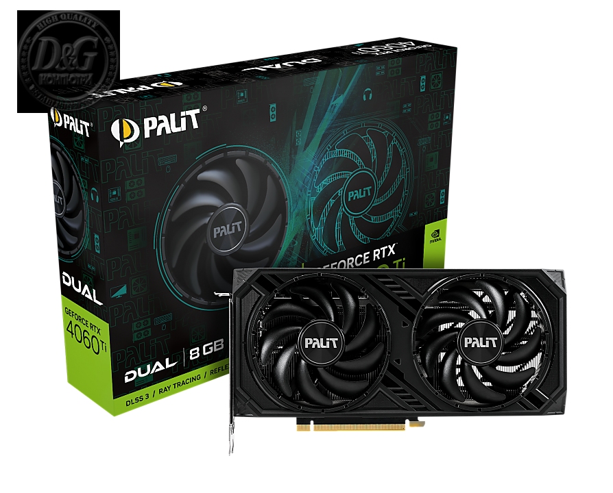 PALIT RTX4060TI DUAL 8GB GDDR6