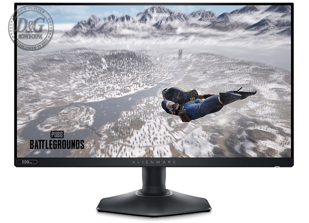 Dell Alienware AW2524HF, 24.5" LED Anti-Glare, IPS, 0.5 ms GtG, AMD FreeSync Premium, G-Sync, 1000:1, 400 cd/m2, 1920x1080 FullHD, 99% sRGB , HDMI, DP, USB-C, USB 3.0 Hub, Height Adjustable, Pivot, Swivel, Tilt, Dark Side of the Moon