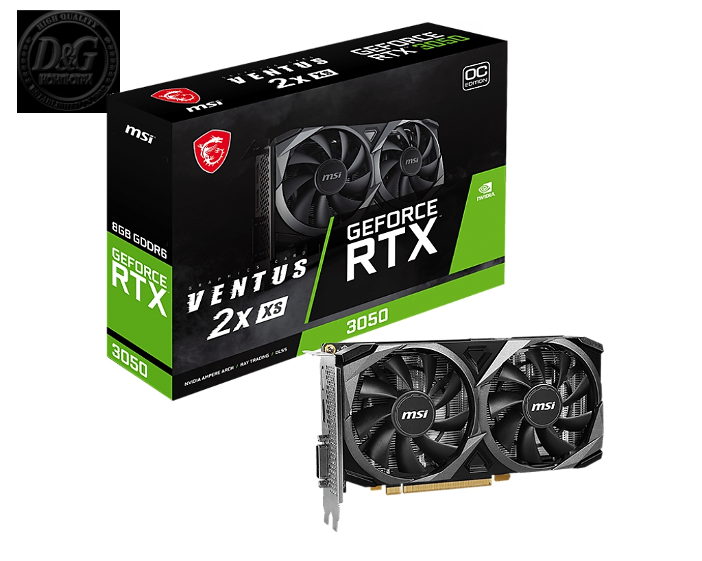 MSI RTX3050 VENTUS 2X XS 8G OC
