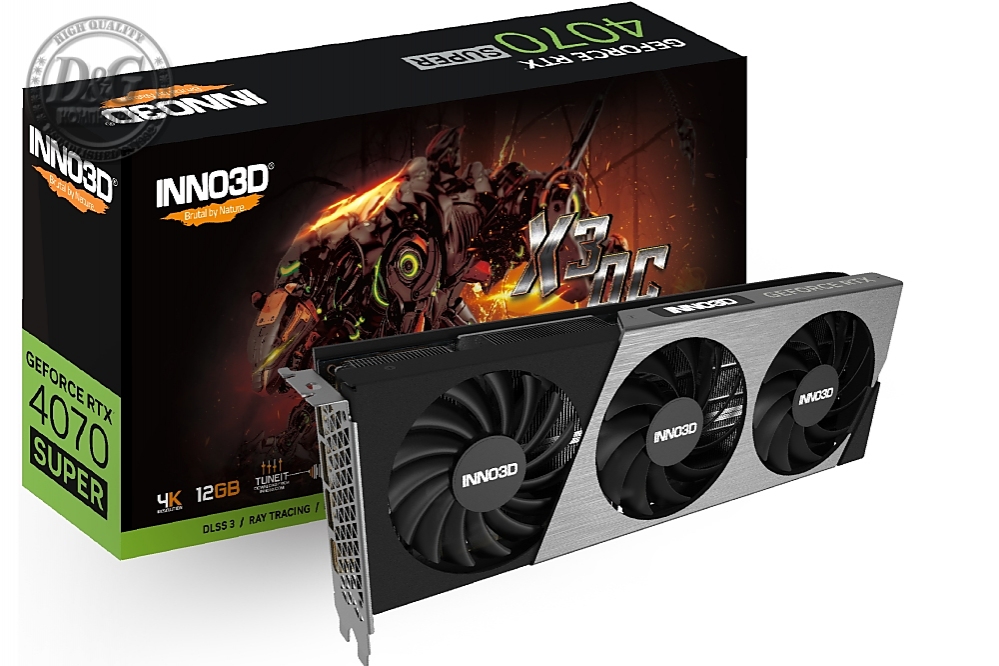 Inno3D GeForce RTX 4070 Super 12GB GDDR6X X3 OC