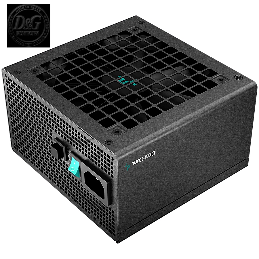 DeepCool PQ650M , 650W, 80 Plus GOLD, Fully Modular, Flat Black Cables, 120mm FDB Fan, Fanless Mode, 150Г—140Г—86mm (W x L x H),  ATX12V, OPP/OVP/SCP/OTP/OCP/UVP, 10Y, R-PQ650M-FA0B-EU