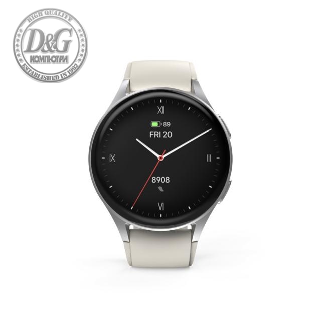 HAMA Смартчасовник &quot;8900&quot;, GPS, AMOLED 1.32&quot;, Alexa,SP02,бежов