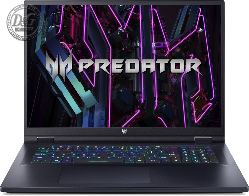 Acer Predator Neo 18, PHN18-71-96ML, Intel Core i9-14900HX (up to 5.70GHz, 36MB), 18" WQXGA (2560x1600) IPS 165Hz, 16GB DDR5 5600MHz, 1024GB PCIe NVMe SED SSD, RTX 4070 8GB GDDR6, Wi-Fi 6 AX INTEL Killer, BT, HDcam+mic, RGB-backlit Kb, Black, No OS