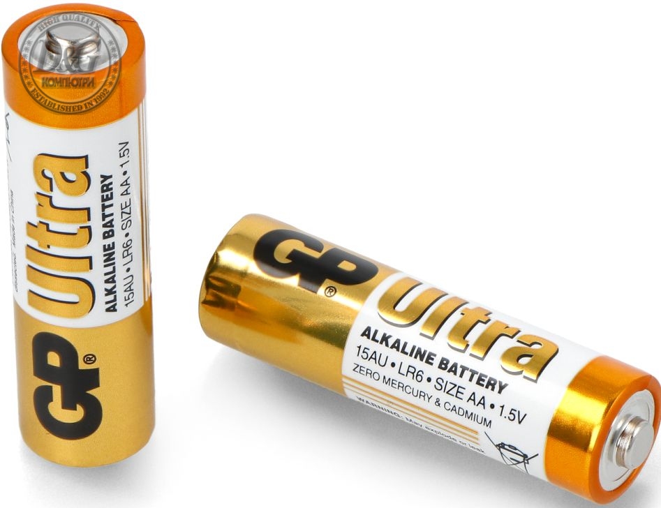 Алкална батерия GP ULTRA LR6, AA, 2 бр. в опаковка / shrink, 1.5V, 15AU