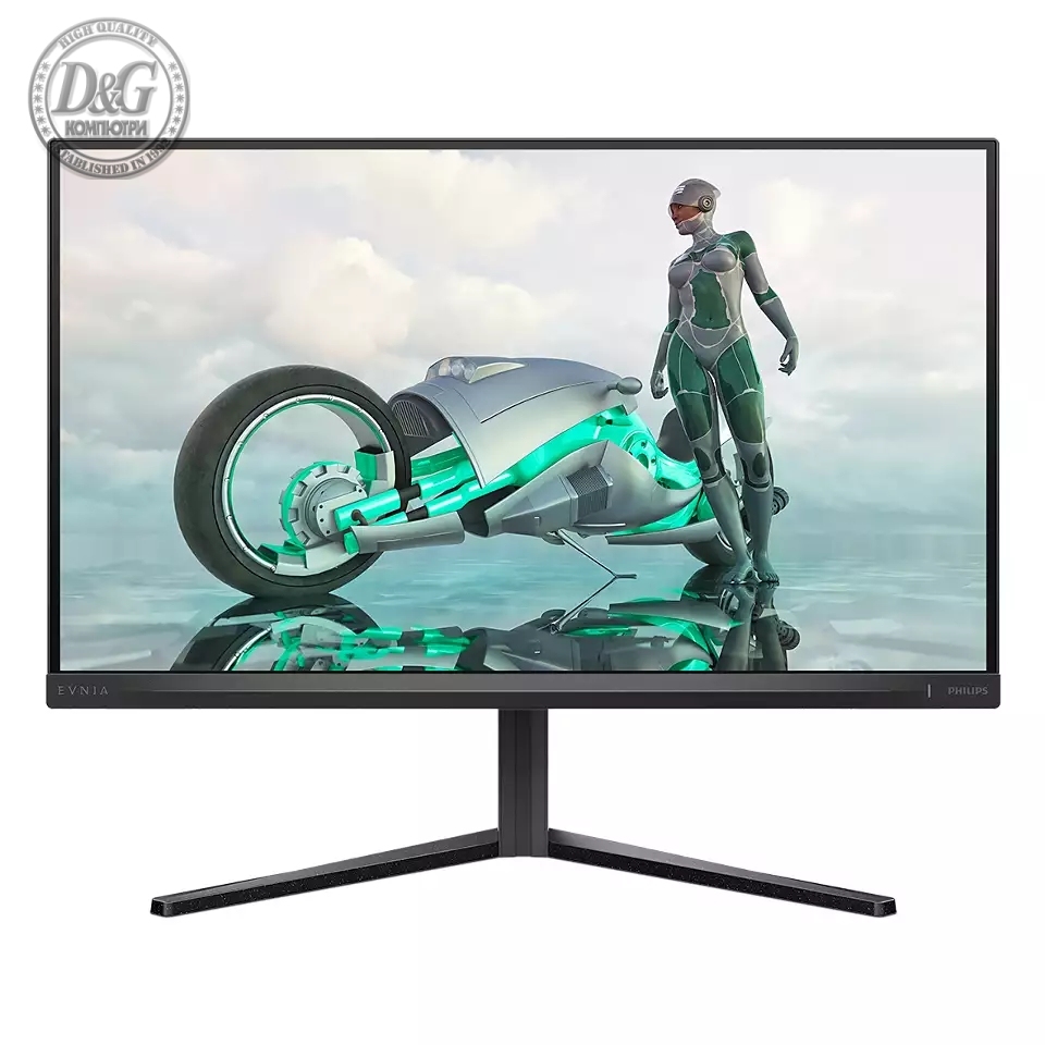 Philips Evnia 27M2N3200A, 27" IPS WLED, 1920x1080@180Hz, 1ms GtG, 300cd m/2, 1000:1, 80M:1 DCR, Adaptive Sync, FlickerFree, Blue Light tech. Soft, 2Wx2, Tilt, Height Adjust, Pivot, 2xHDMI, DP
