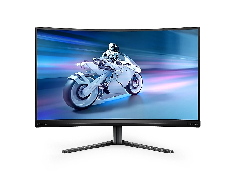 Philips Evnia 27M2C5200W, 27" Curved 1500R VA, 1920x1080@280Hz, 1ms GtG, 0.3ms MPRT, 300 cd/m2, 4000:1, Mega Infinity DCR, Adaptive sync, FlickerFree, LowBlue Mode, Tilt, Height Adjust, Swivel, 2x HDMI, DP