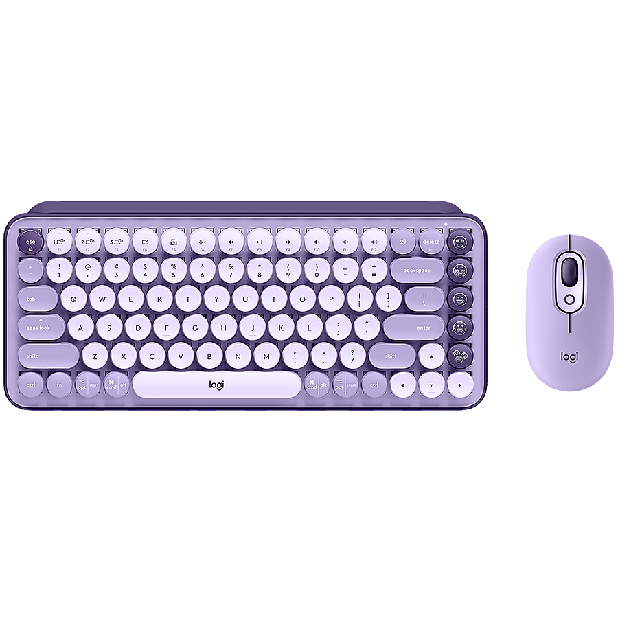 LOGITECH POP ICON COMBO - LILAC - US INT'L - BT  - INTNL-973