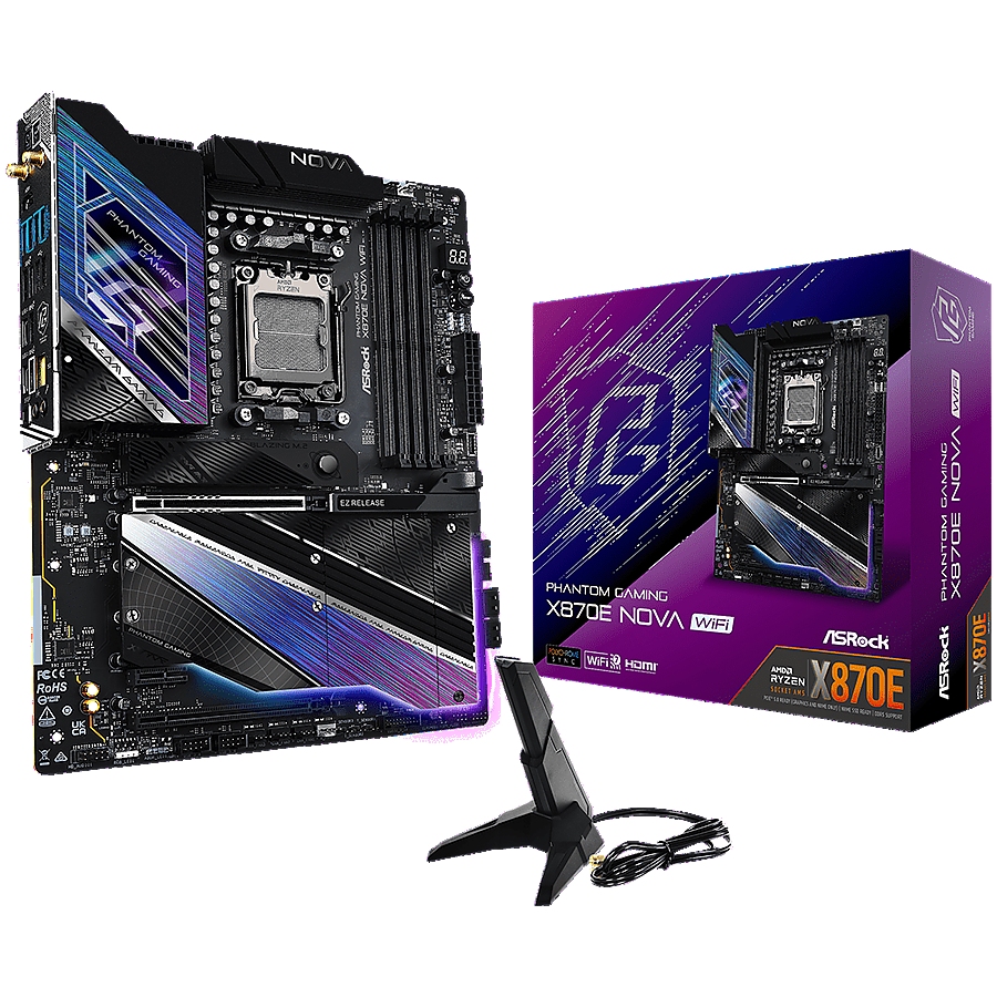 ASROCK X870E Nova WiFi ATX AM5 DDR5