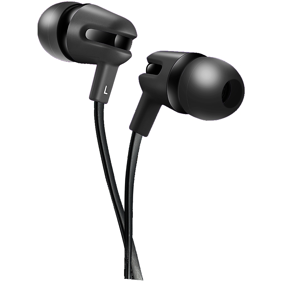CANYON headphones SEP-4 Mic Flat 1.2m Black