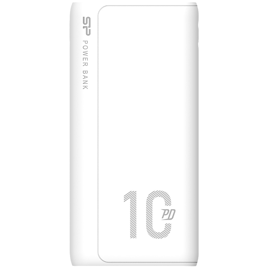 Silicon Power QP15 10.000mAh PowerBank > 500 charging cycles 2x USB A Out, 1x Micro USB in + 1x USB C In/out, Li-Polymer, 10000mAh, Fast Charge, White, EAN: 4713436140269