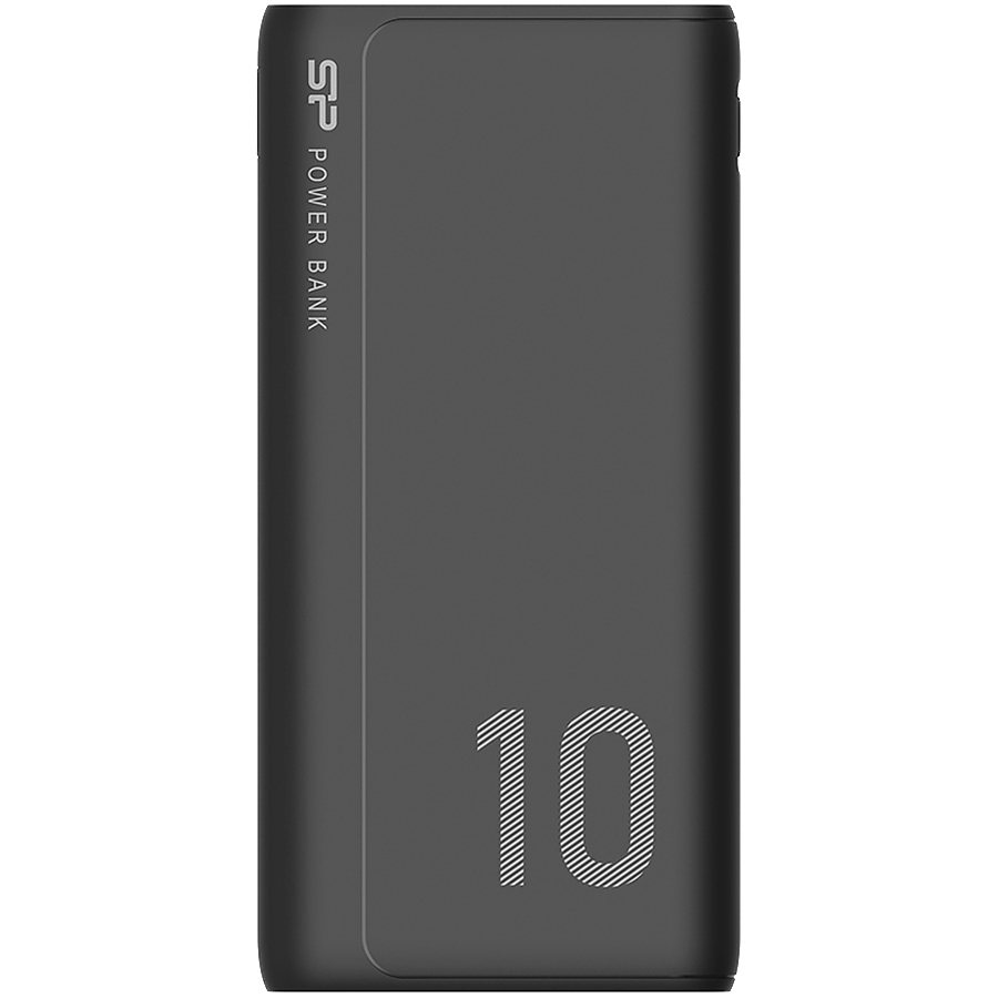 Silicon Power GP15 10.000mAh PowerBank > 500 charging cycles Dual input Micro-B & Type-C, Dual USB output 2.1A, 10000mAh, Li-polymer, Black, EAN: 4713436140214