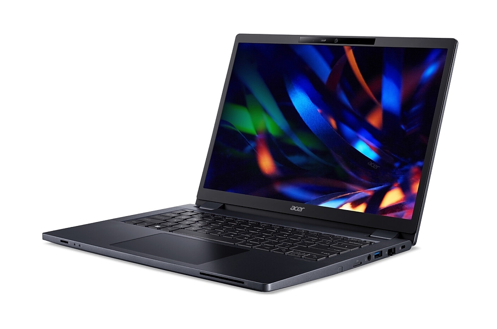 Acer Travelmate TMP414-53-TCO-58Y1, Intel Core i5 1335U (3.4GHz up to 4.6Ghz,12MB), 14" WUXGA (1920x1200) IPS, 16GB DDR4, 512GB SED SSD, 56Wh battery, Fingerprint reader, Micro SD reader, Ambielnt light sensor, KB backlight, Win 11 Pro, 3Y warranty