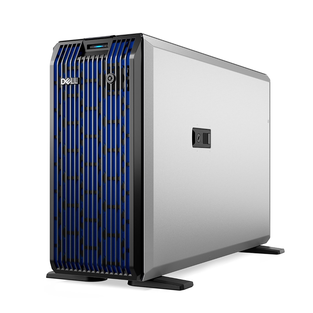 Dell PowerEdge T360, Chassis 8 x 3.5 HotPlug, Intel Xeon E-2414, 16GB DDR5 UDIMM, 1x2TB, Bezel, Broadcom 5720 Dual Port, PERC H355 Adapter Full Height, iDRAC9 Basic 16G, Single 700W Titanium, 3Y Basic Onsite