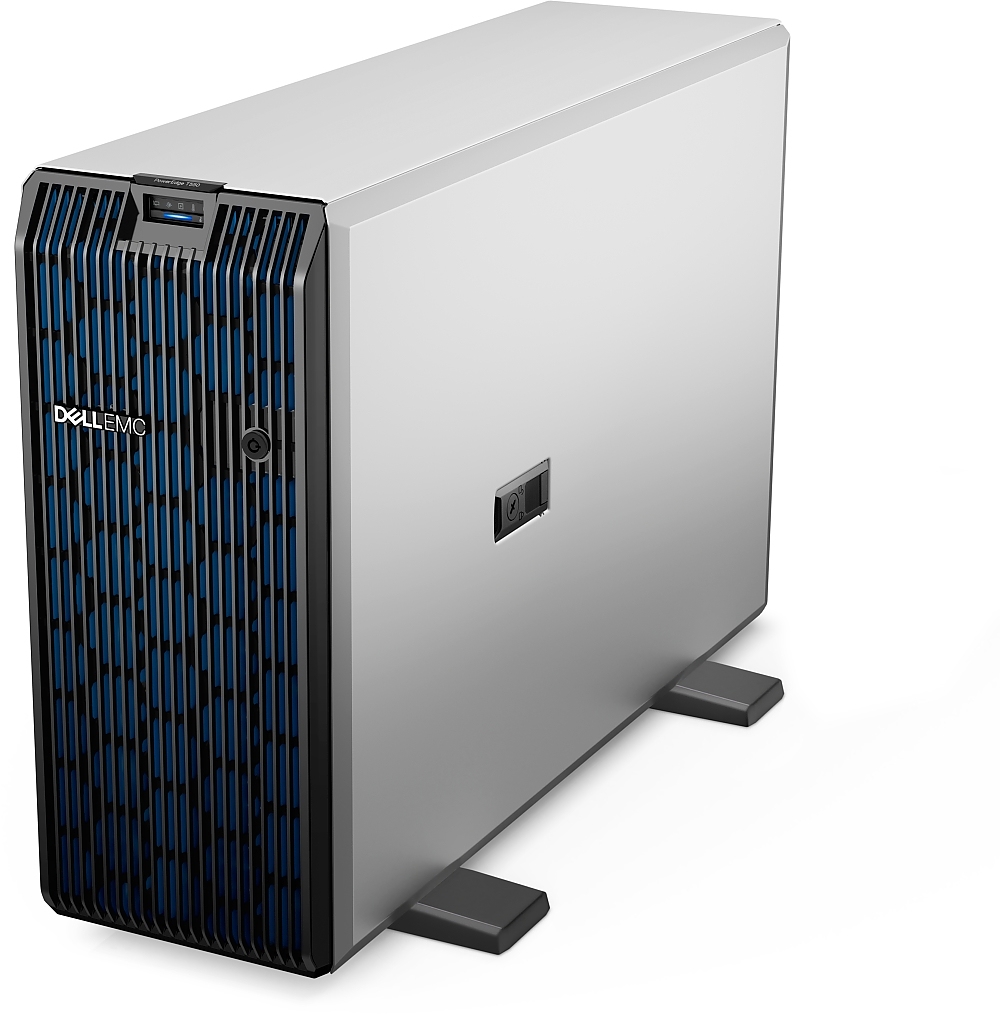 Dell PowerEdge T550, Chassis 8 x 3.5", Intel Xeon Silver 4309Y, 16GB DDR4 RDIMM, 1x480GB SSD SATA RI, Parallax Security Bezel, Broadcom 5720, PERC H755, iDRAC9 Enterprise 15G, Dual 700W Titanium, 3Y Basic Onsite