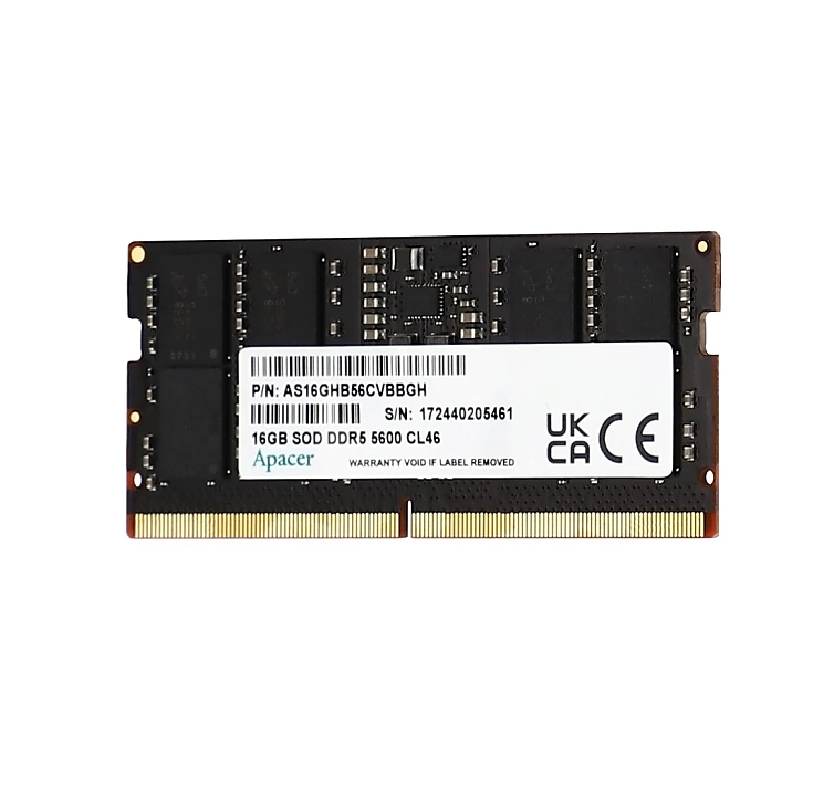 Apacer 16GB Notebook Memory - DDR5 SODIMM 5600Hz