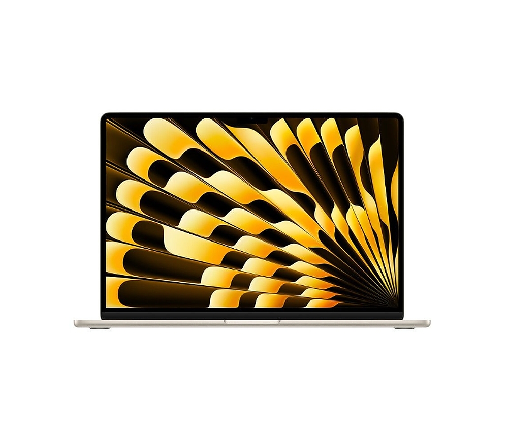 Apple 15-inch MacBook Air: Apple M3 chip with 8-core CPU and 10-core GPU, 16GB, 256GB SSD - Starlight