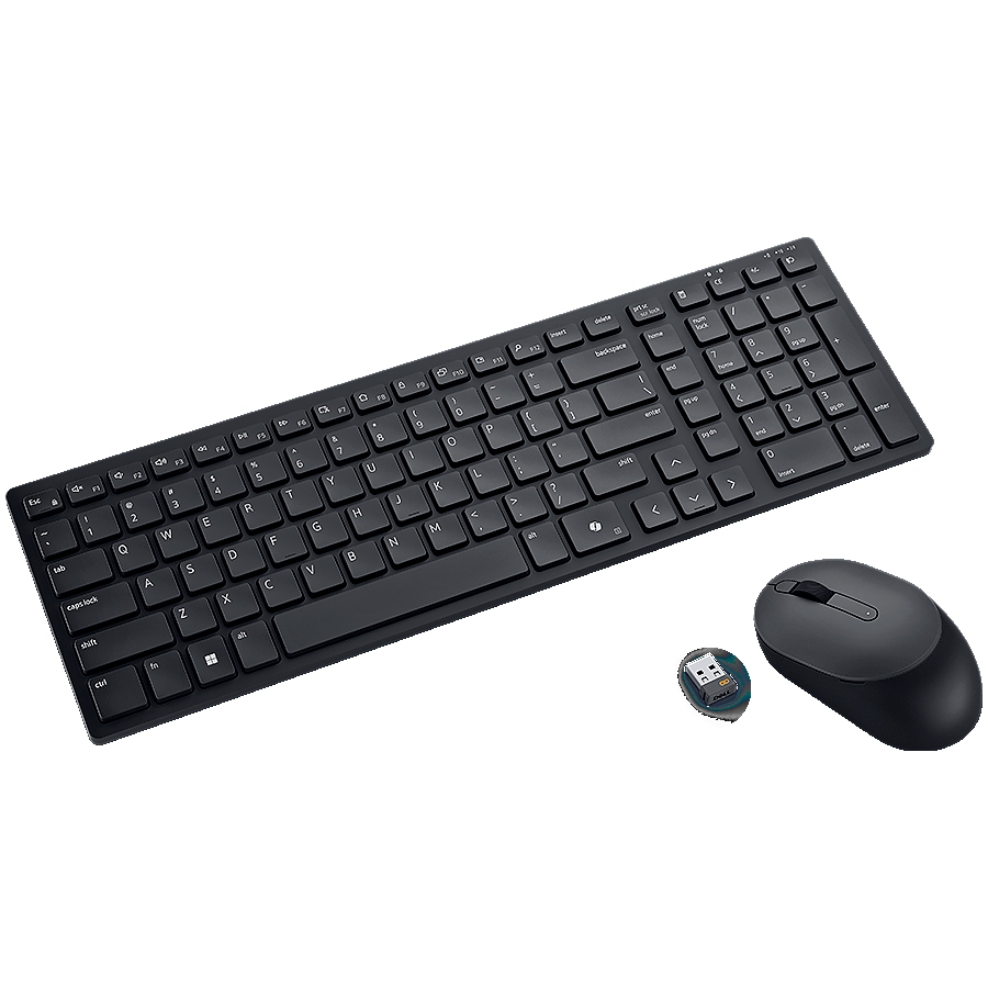 Dell Silent Keyboard and Mouse - KM555 - US International (QWERTY)