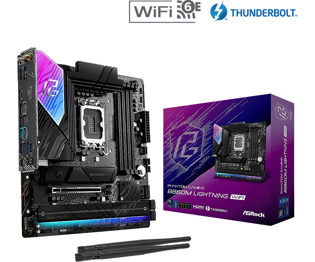 ASROCK B860M LIGHTING WIFI