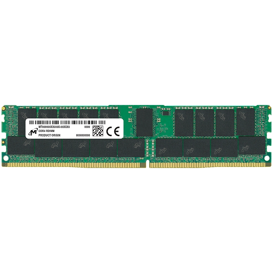 Micron DDR4 RDIMM 32GB 1Rx4 3200 CL22 (16Gbit) (Single Pack)