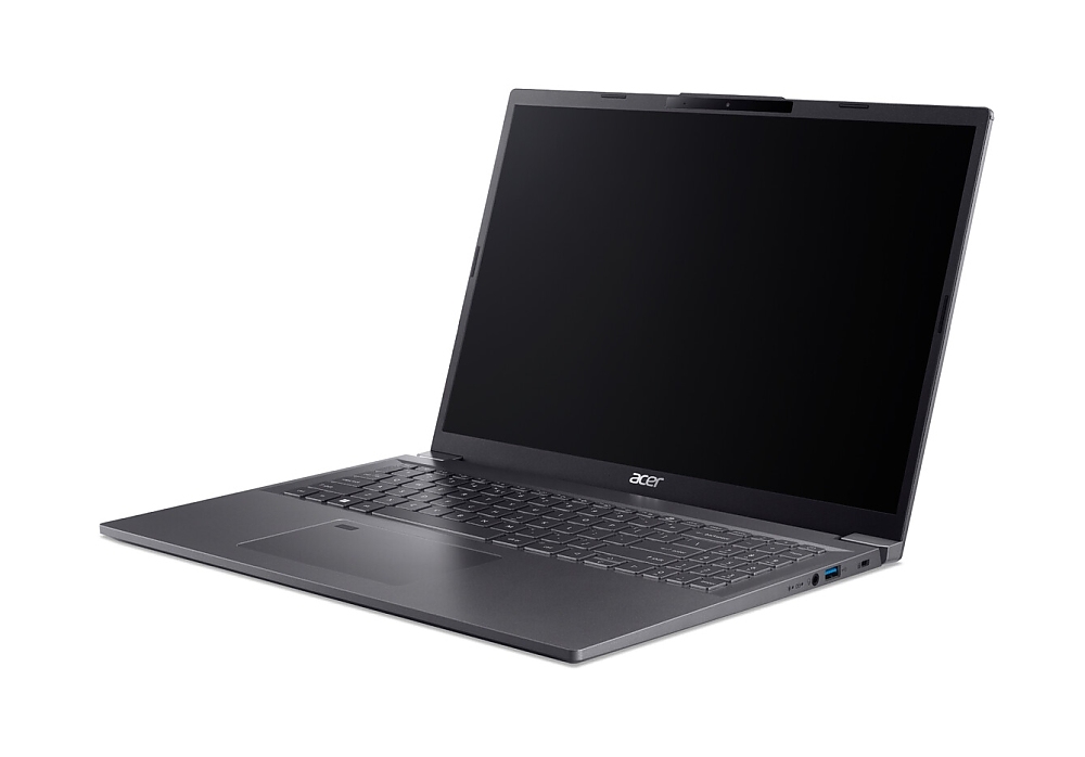 Acer Aspire 16, A16-71M-713S,Intel Core Ultra 7 155U (up to 4.80GHz, 12MB), 16" WUXGA (1920x1200) IPS, 1*16GB DDR5 4600MHz, 512GB PCIe NVMe SSD, Intel UMA, FHD Cam,WiFi 6E, BT 6E, Backlit Kbd, No OS, Steel Gray
