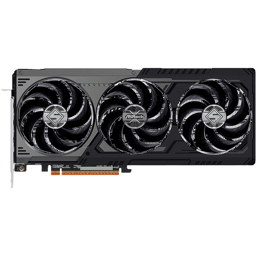 ASROCK Video Card AMD Radeon RX 9070 XT Steel Legend Dark 16GB GDDR6, 256-bit, 3x DisplayPort 2.1a, 1x HDMI 2.1b, 298 x 131 x 58 mm, 2.9-slot, recomended PSU 800W, 2x 8-pin pwoer connector, 90-GA5VZZ-00UANF