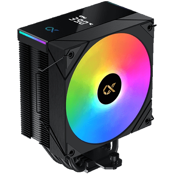 AK4 Digital (Black, ARGB & Digital LED Panel Top Cover, ARGB PWM Fan, Intel Backplate, Mini ARGB LED Controller)