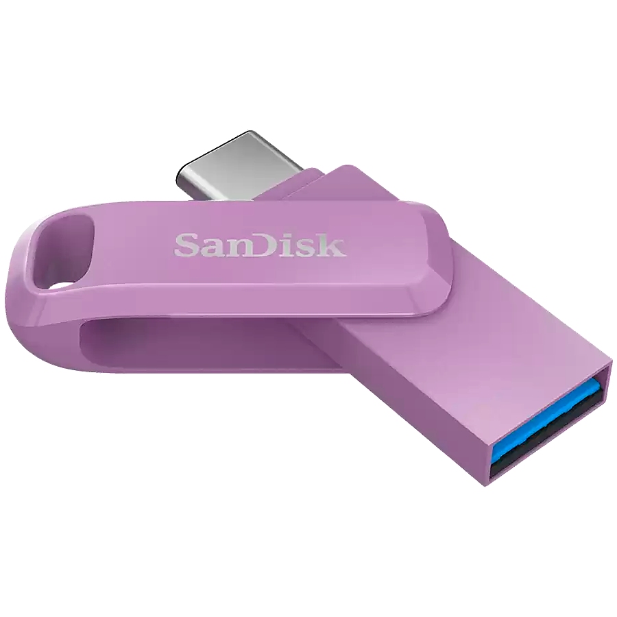 SanDisk Ultra Dual Drive Go USB Type- C, Lavender, Global, 150MB/s 64GB